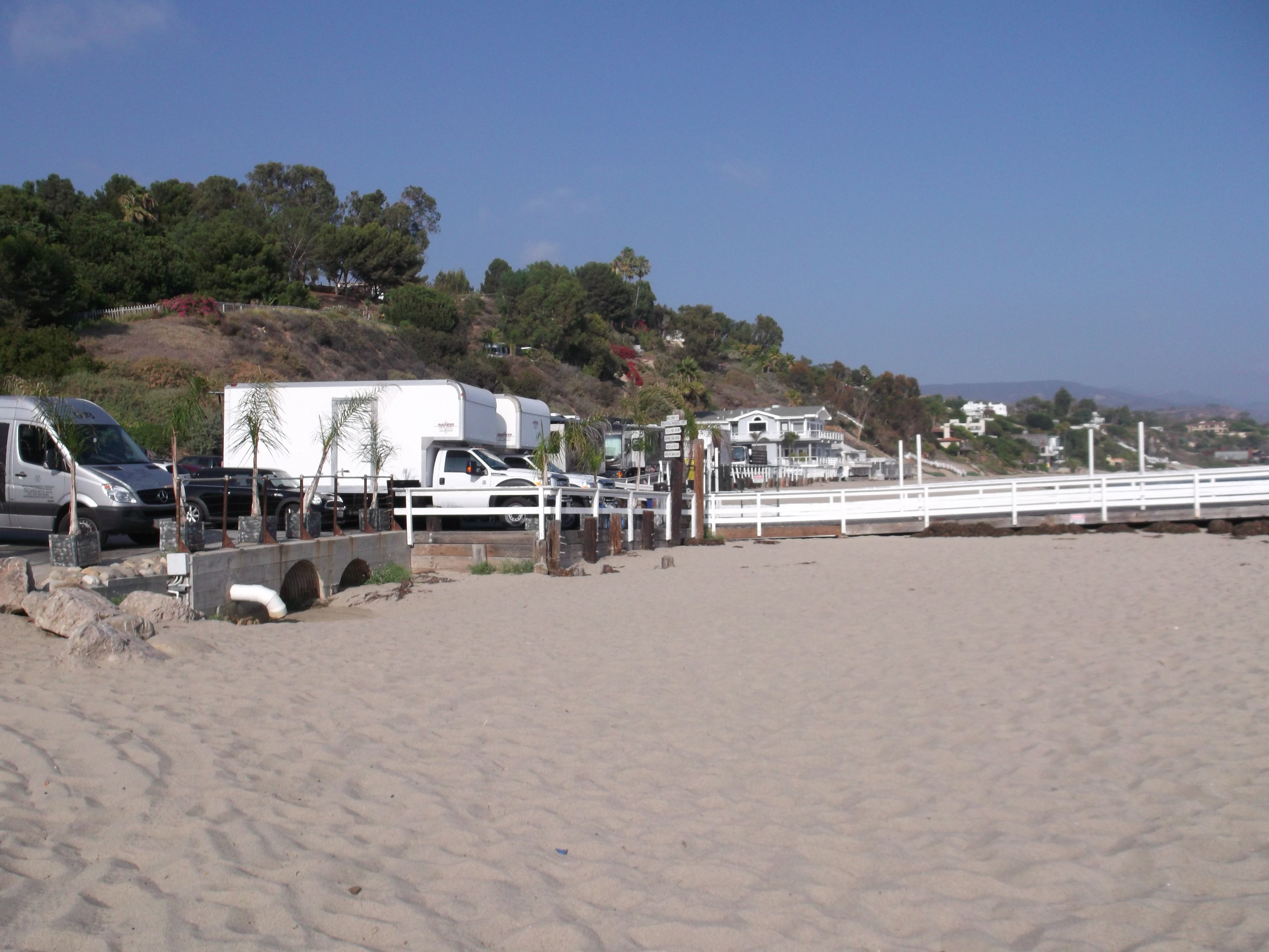 Ein Schoner Am Paradise Cove Beach In Malibu