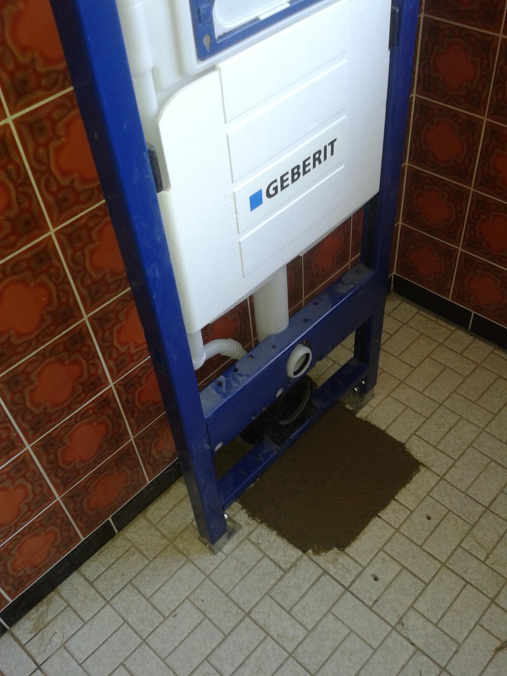 Neues Badezimmer Vorwandelement Fur Hange Wc Einbauen